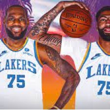 Klassisches Trikot der Saison 2022-2023 der Los Angeles Lakers